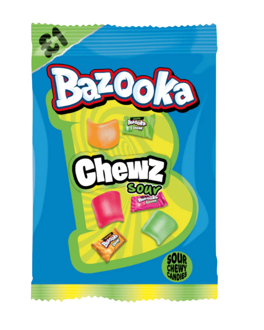Bazooka Chewz Sour