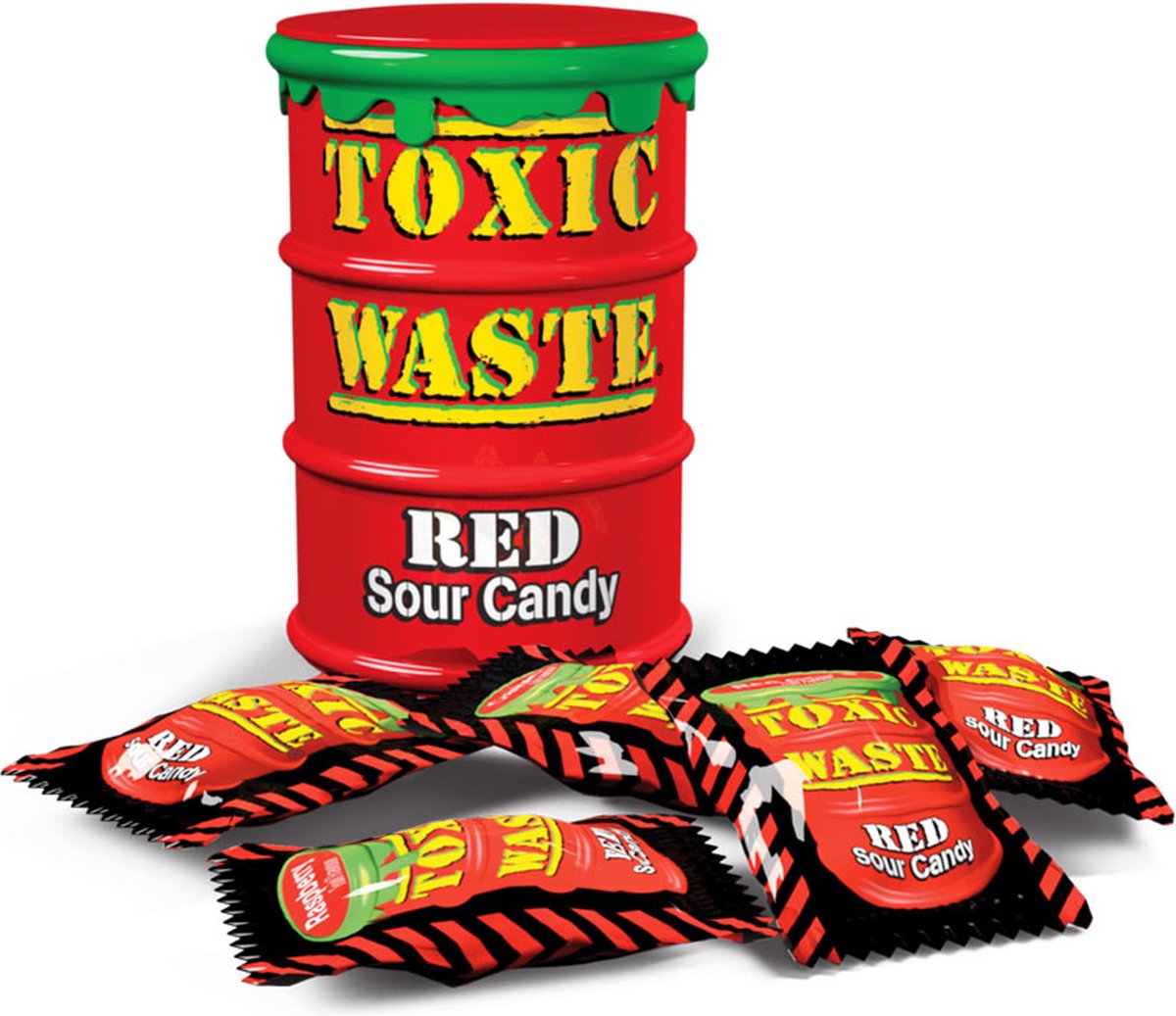 Toxic Waste Red Sour Candy