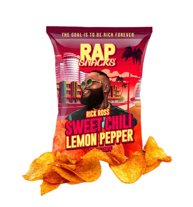 Rap Snacks Chips Rick Ross Sweet Chili & Lemon Pepper