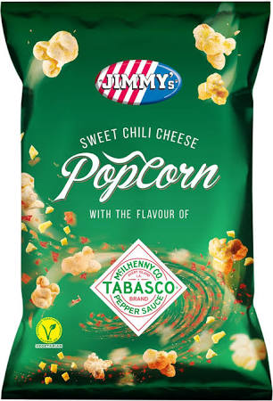Jimmy’s Popcorn – Sweet Chili Cheese x Tabasco