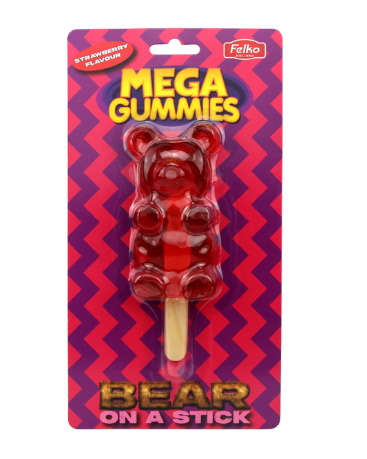 Mega Gummies – Bear on a Stick (Fraise)
