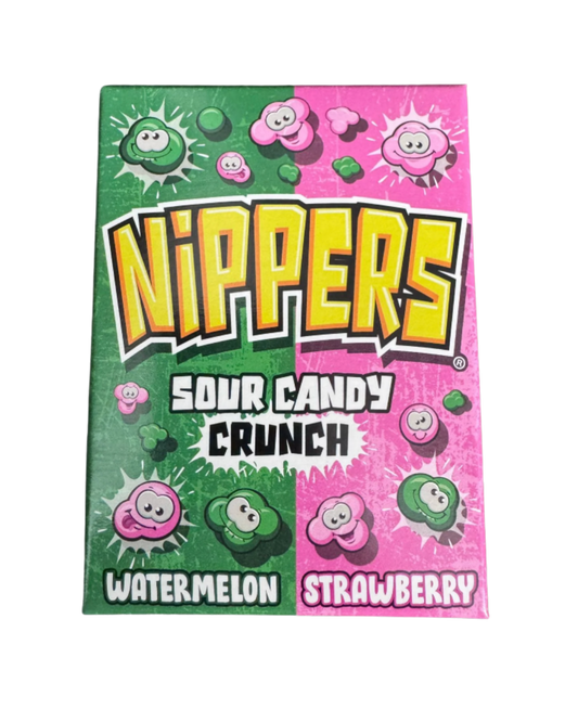 Nippers Sour Candy Crunch – Watermelon & Strawberry