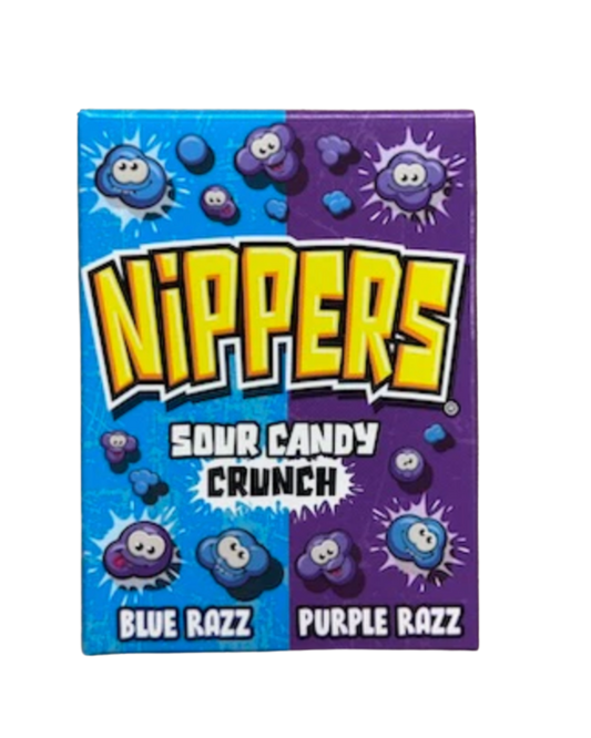Nippers Sour Candy Crunch – Blue Razz & Purple Razz