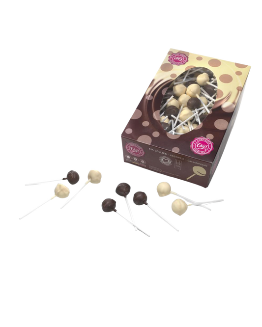 Sucettes Chocolat & Vanille