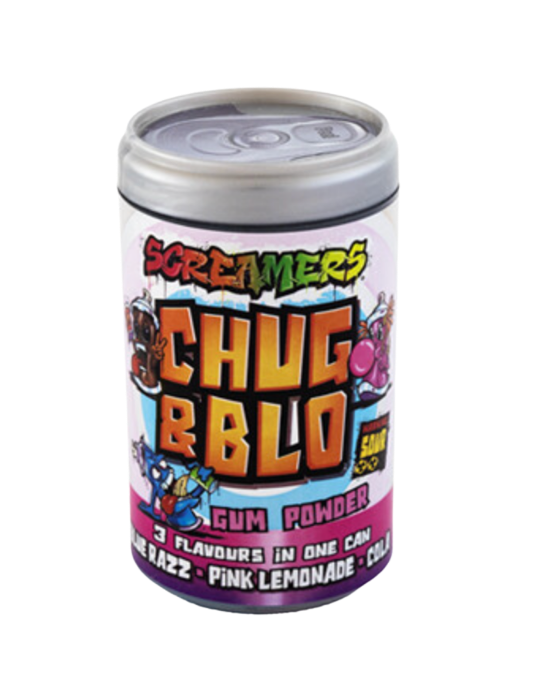 Screamers Chug & Blo – Poudre de chewing-gum