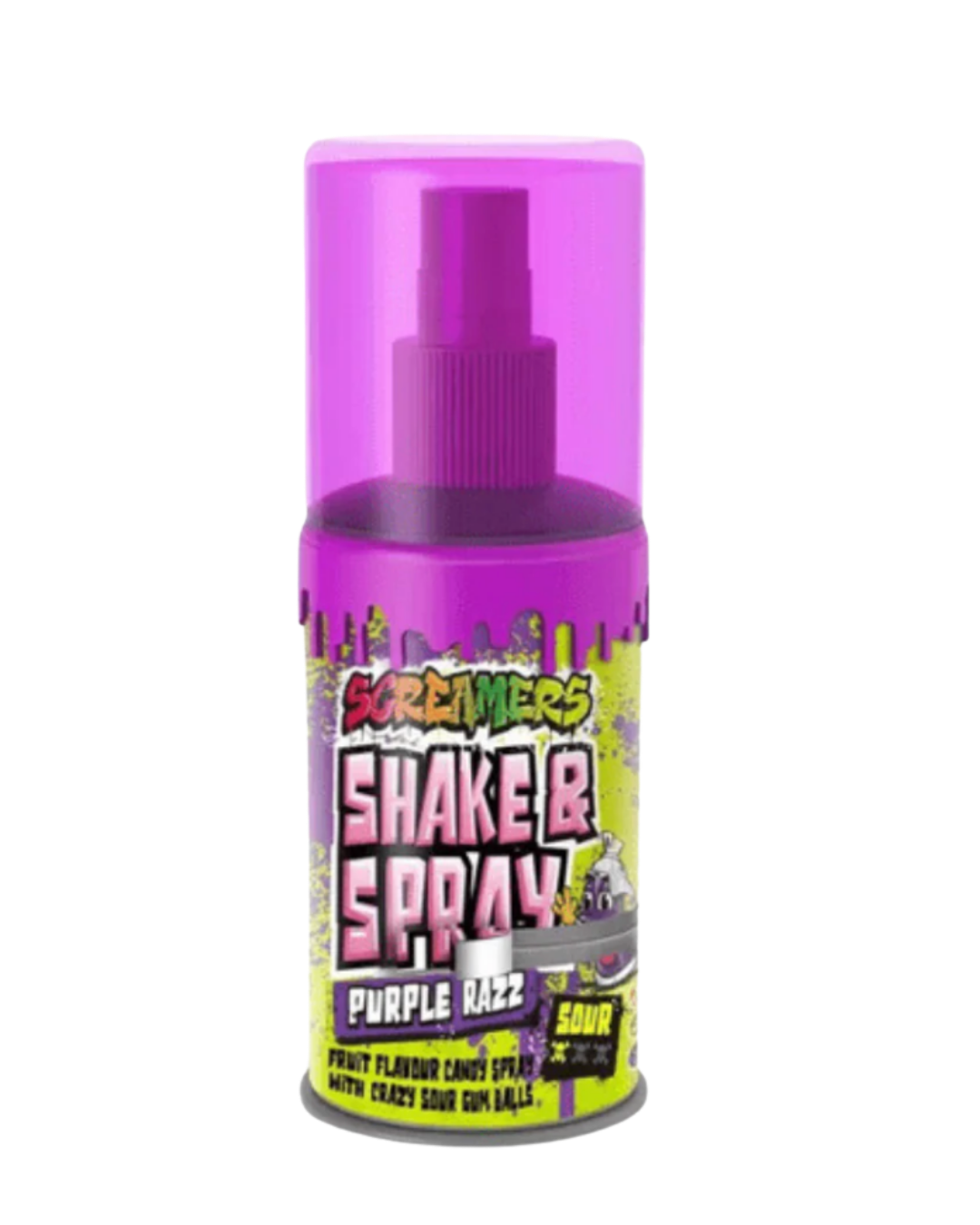 Screemers Shake & Spray – Purple Razz