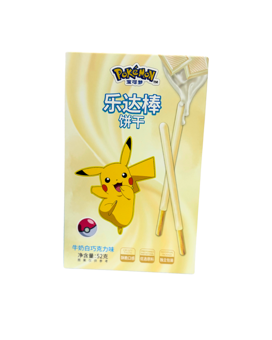 Biscuits au chocolat blanc Pokémon Sticks