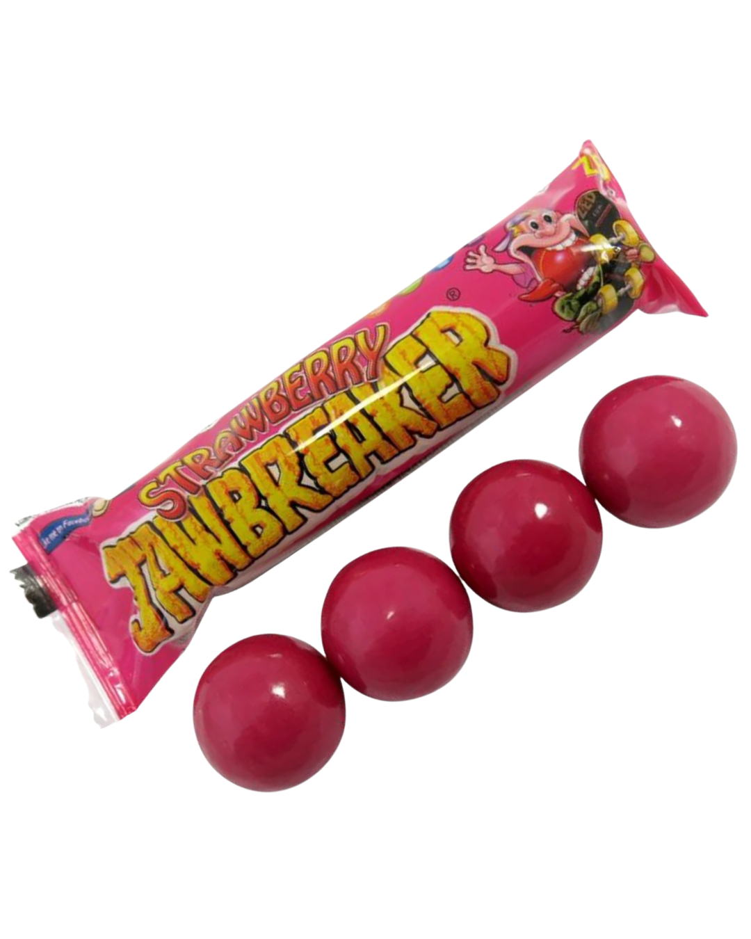Jawbreaker Rose Fraise – Bonbon dur multicouches