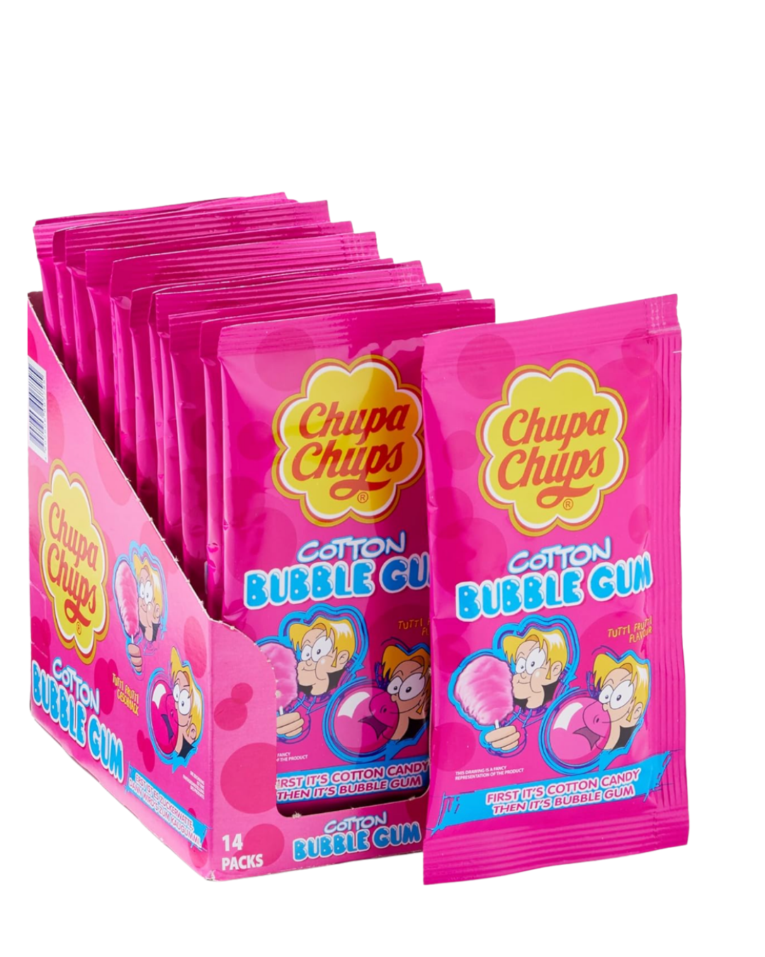 Chupa Chups Cotton Bubble Gum – Barbe à Papa & Chewing-gum