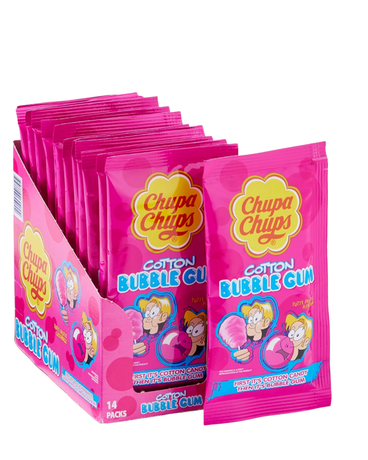Chupa Chups Cotton Bubble Gum – Barbe à Papa & Chewing-gum