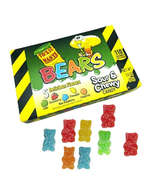 Toxic Waste Bears Sour & Chewy