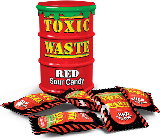Toxic Waste Red Sour Candy