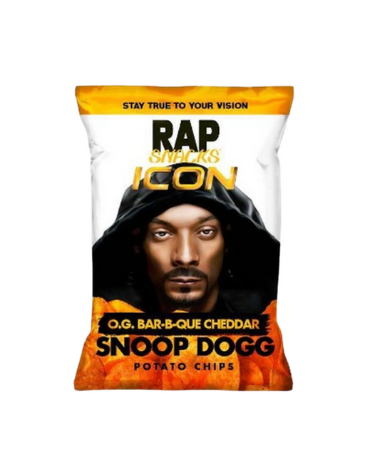 Rap Snacks Chips Snoop Dogg BBQ & Cheddar