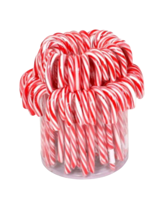 Sucette Candy Cane – Rouge & Blanche