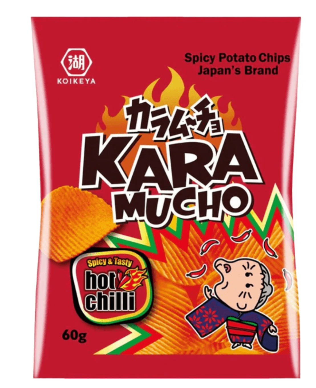Karamucho Potato Chips Hot Chili
